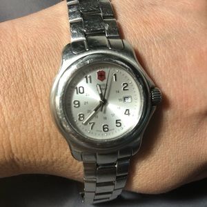 Swiss Army stainless steel watch